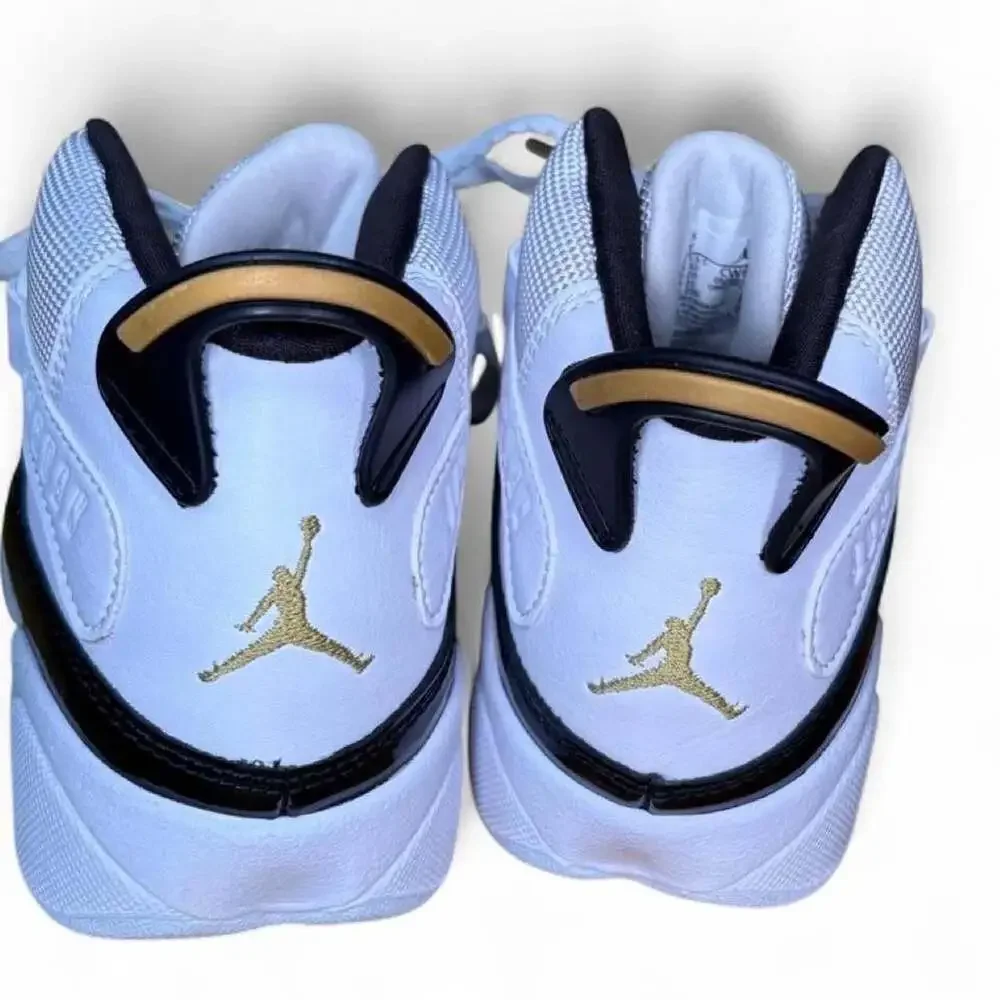 Nike Jordan 6 Rings Youth Defining Moments White Black Gold